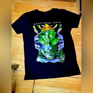 Power Rangers Shattered Grid Black T-Shirt